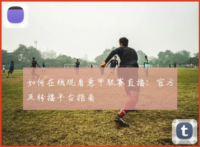 如何在线观看意甲联赛直播:官方及转播平台指南